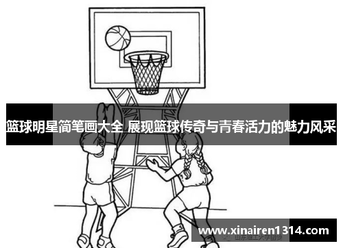 篮球明星简笔画大全 展现篮球传奇与青春活力的魅力风采